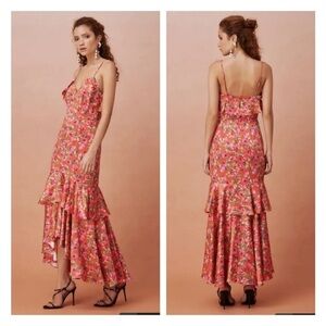 Keepsake For Me Gown Tiered Maxi Dress size S NWT